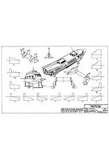 MBT Hydrofoil type "Meteor" (c. 1960) - Construction Drawing Scale 1 : 100 (10.15.009)