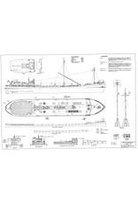 MBT Rheintanker ms "Shell 14" (1965) - Shell Verkaufsgesellschaft - Bauzeichnung Maßstab 1 : 100 (10.15.010)