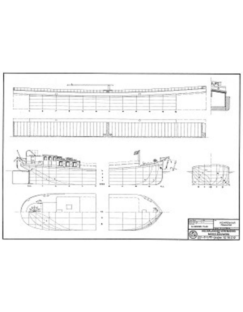 MBT Schleppschiff Kempenaar - Bauzeichnung Maßstab 1 : 75 (10.15.012)