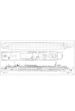 MBT Hospitaalschip ms "J. Henry Dunant" (1973) - Ned. Rode Kruis - Bouwtekening Schaal 1 : 50 (10.15.019)