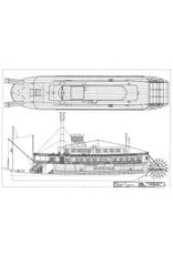 MBT Heckraddampfer SS "Marieville" - Bauzeichnung Maßstab 1 : N/A (10.15.024)