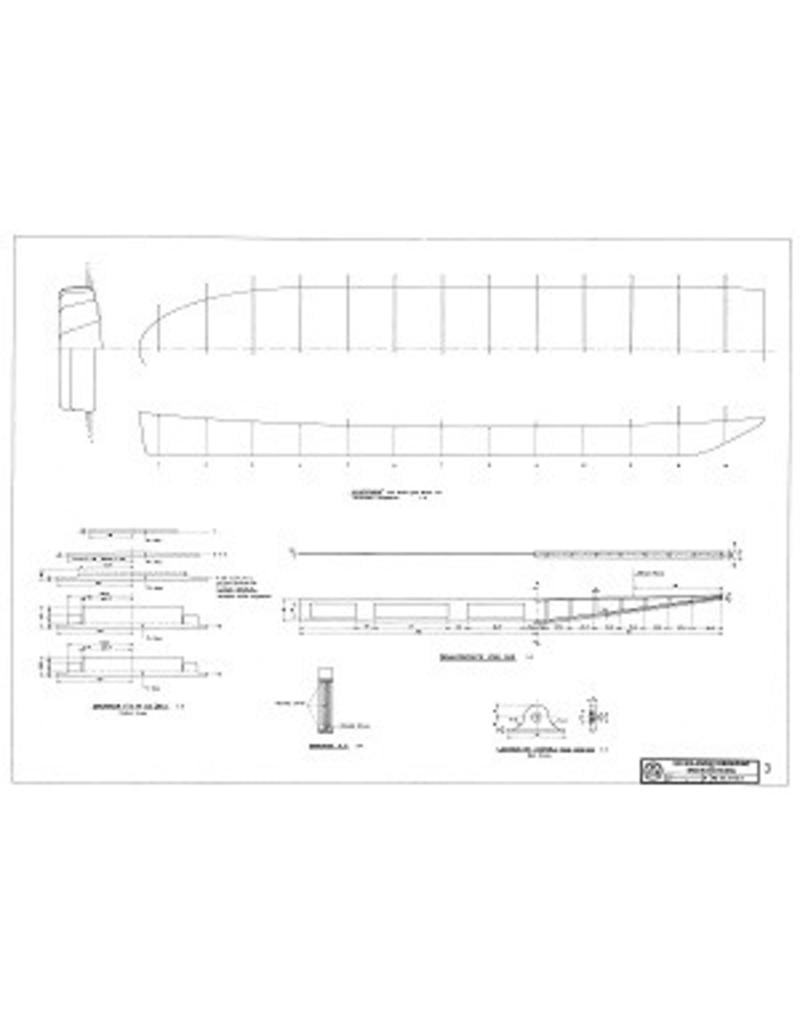 MBT Heckraddampfer SS "Marieville" - Bauzeichnung Maßstab 1 : N/A (10.15.024)