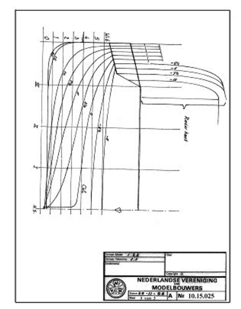 MBT Sternwheeler - Building Drawing Scale 1 : 25 (10.15.025)