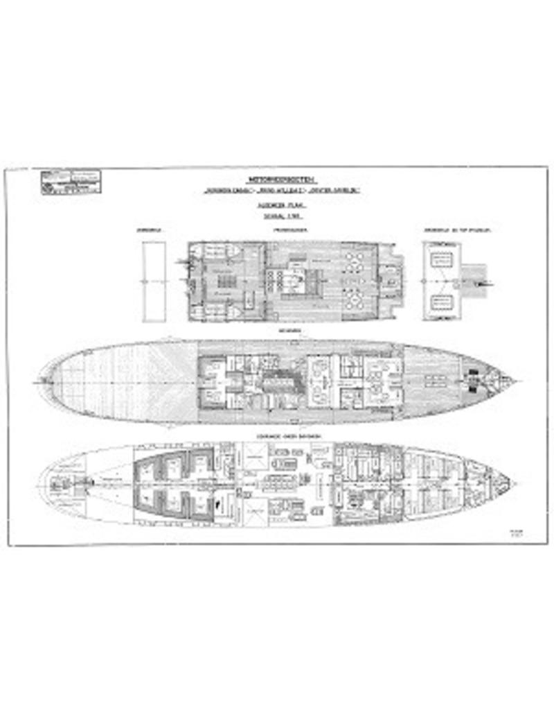MBT Ferry ms "Queen Emma" (1933) - Prov. Steamboat Services - Construction Drawing Scale 1 : 50 (10.15.028)