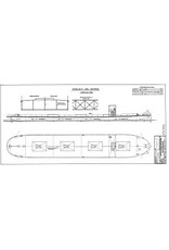 MBT Platbodem sleepschip - Bouwtekening Schaal 1 : 100 (10.15.043)