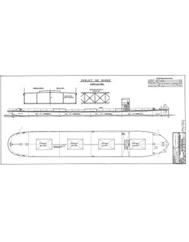 MBT 10.15.043 Plattboden-Schleppschiff