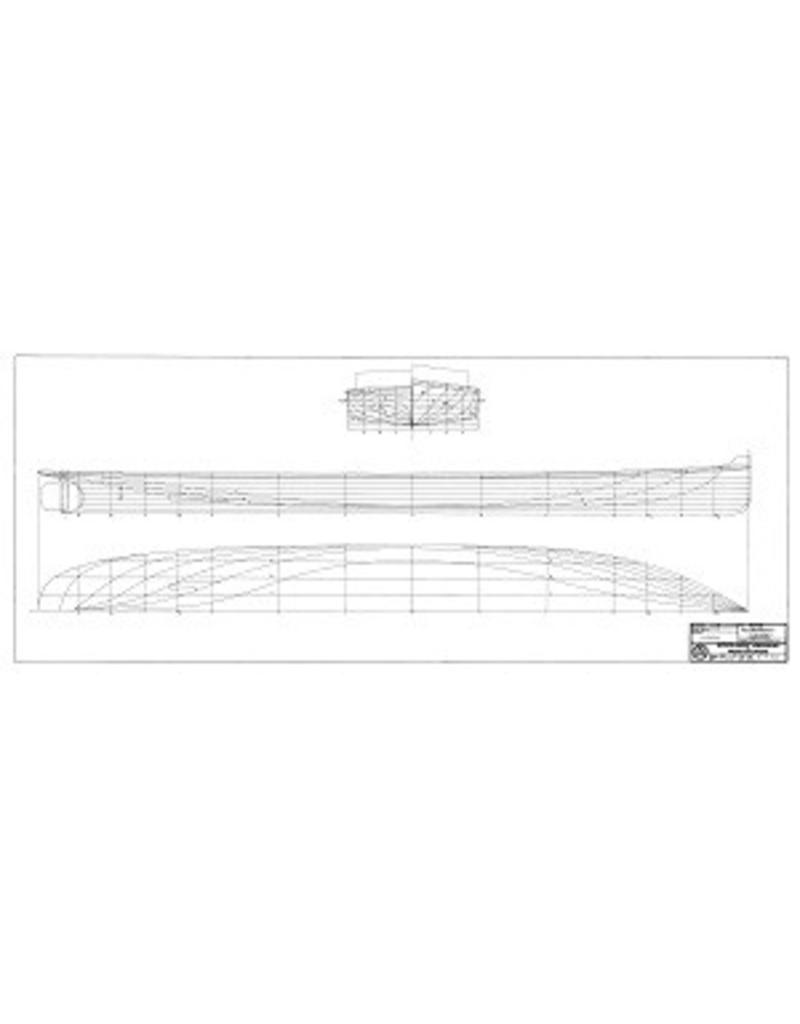 MBT Passagiersboot ss "Alkmaar" - Alkmaar Packet, C. Bosman - Bauzeichnung Maßstab 1 : 50 (10.15.046)