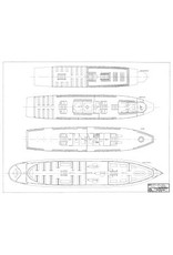 MBT Passagiersboot ss "Alkmaar" - Alkmaar Packet, C. Bosman - Bauzeichnung Maßstab 1 : 50 (10.15.046)