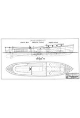 MBT Motorboat with cabin (1901) - Construction drawing Scale 1 : 20 (10.15.048)