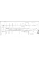 MBT Motor vrachtboot, luxe motor - Bouwtekening Schaal 1 : 25 (10.15.055)