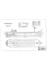 MBT Push barge for MV "EWT 106 - Jacob C. van Neck" - Construction drawing Scale 1 : 75 (10.15.057)