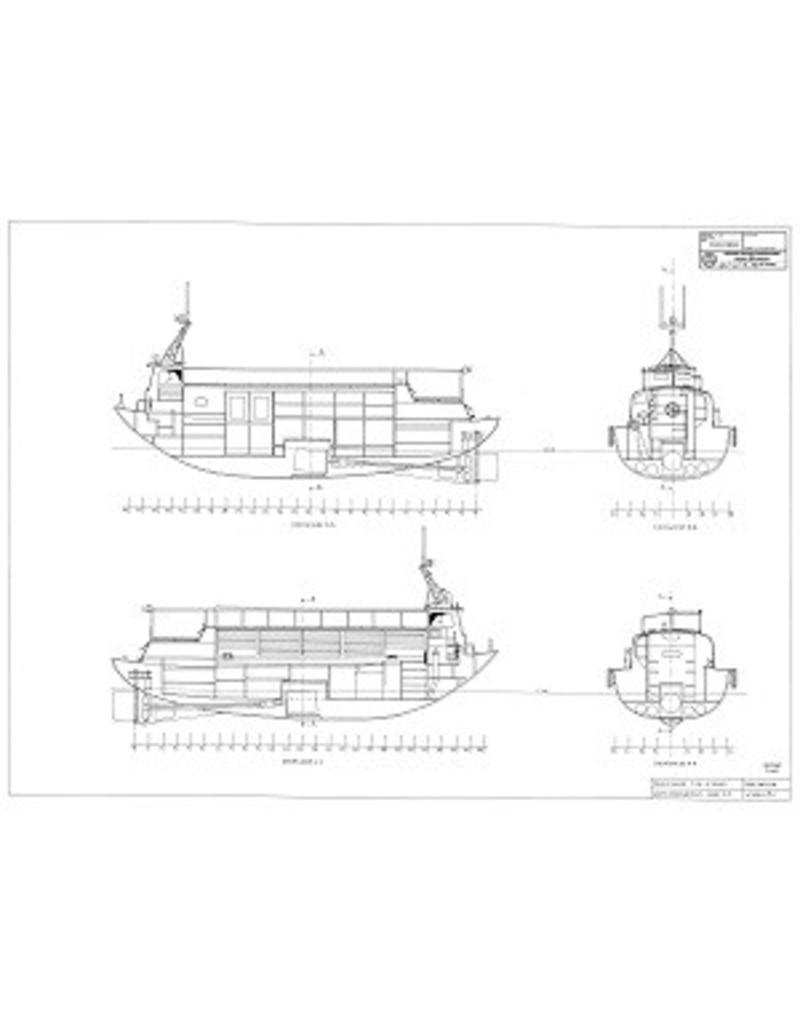 MBT Bumboat "Time is money" - Building Drawing Scale 1 : 20 (10.15.062)