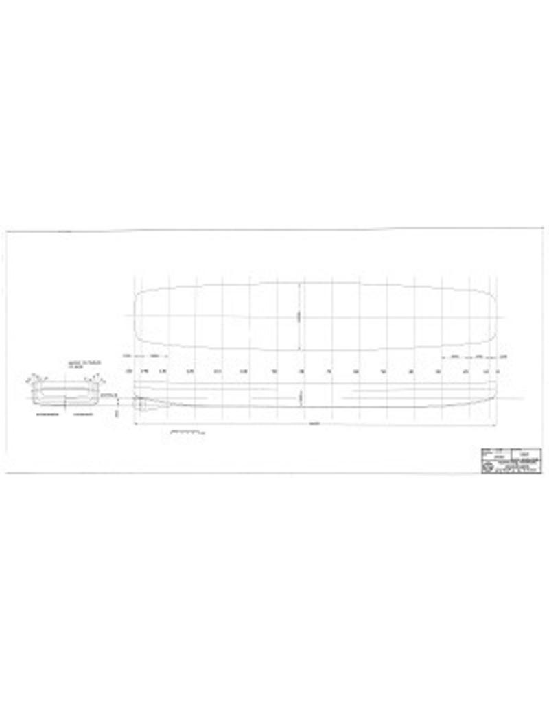 MBT Spoorpont Enkhuizen - Stavoren (1909) - HSM / Rederij Bosman - Bouwtekening Schaal 1 : 87 (10.15.063)