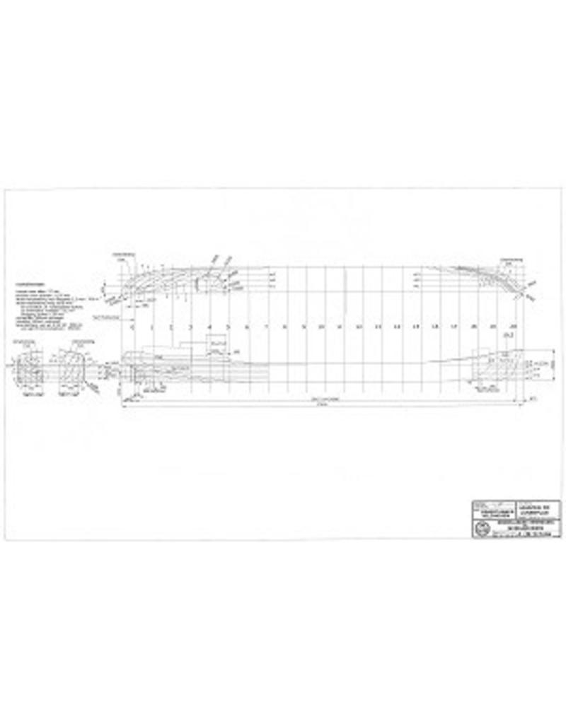 MBT CD- bei Enkhuizer Eisenbahnfähre - Bauzeichnung Maßstab 1 : 87 (10.15.063/)
