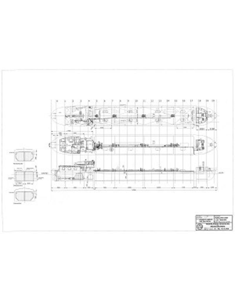 MBT CD- bei Enkhuizer Eisenbahnfähre - Bauzeichnung Maßstab 1 : 87 (10.15.063/)