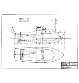 MBT Stahlmotorboot - Bauzeichnung Maßstab 1 : 10 (10.15.066)