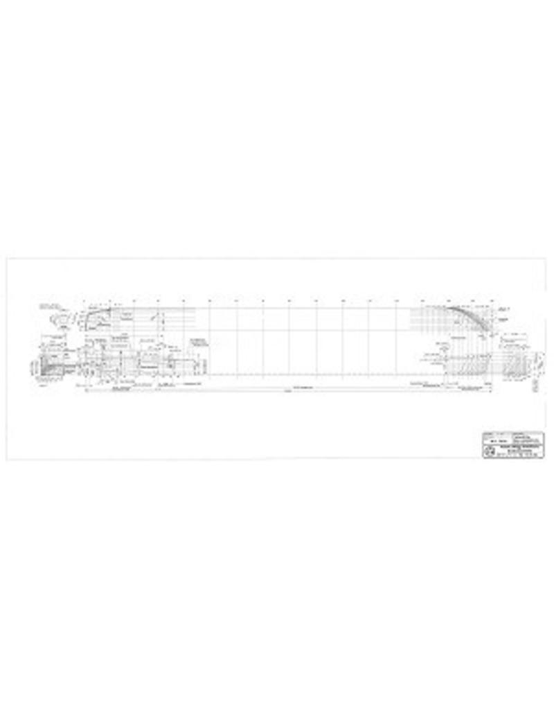 MBT Motor cargo ship Fuga (1962) - Rhine/Can. Shipping Company, Antwerp; (2008 Apache - Lechantre - Construction Drawing Scale 1 : 100 (10.15.069)