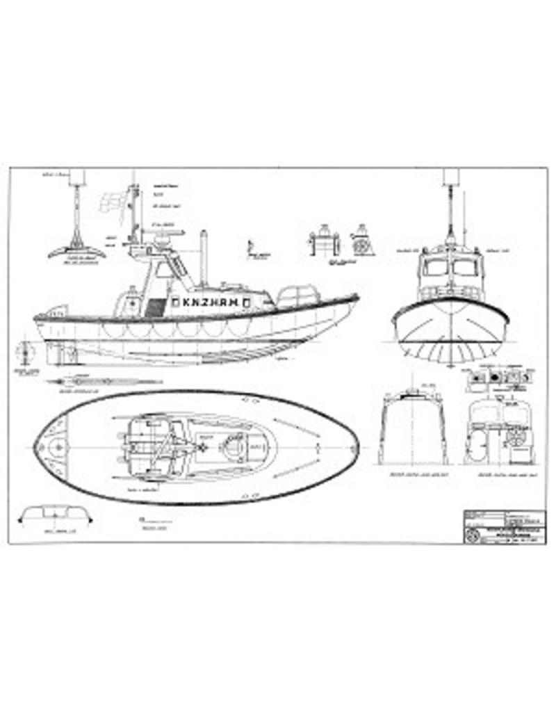 NVM 10.17.005 Motorrettungs barge "Cornelia Clasina" (1978) - KNZHRM; Watten barge Typ "Sea Lion"
