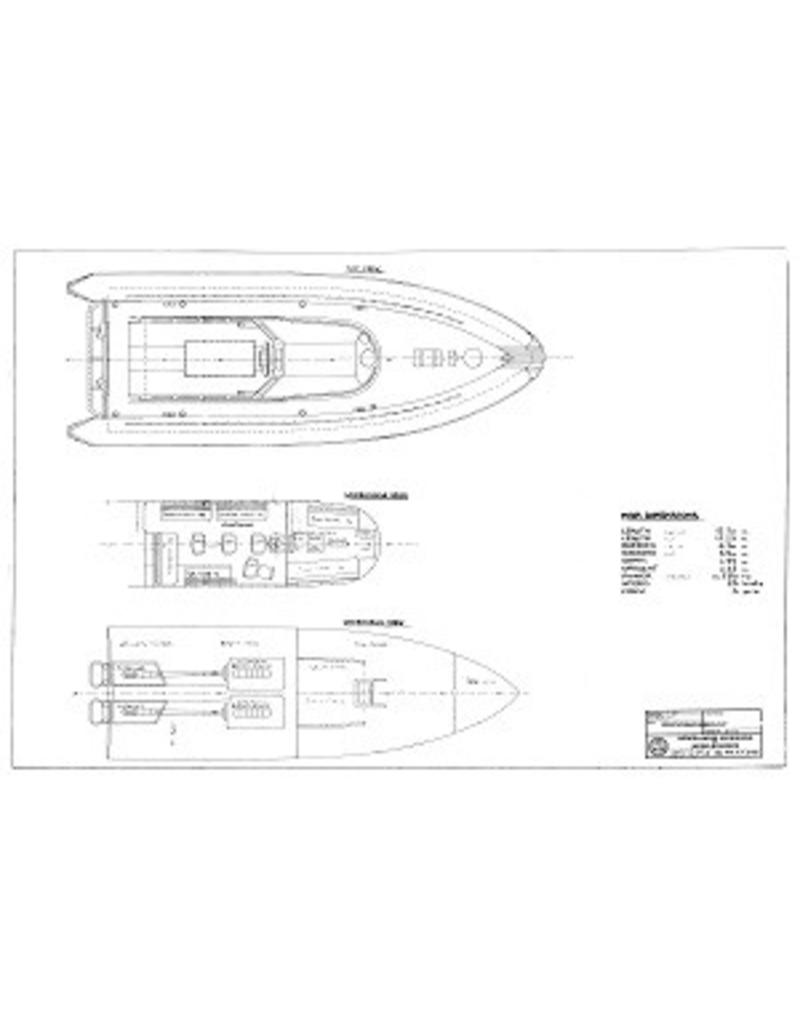 MBT 10.17.015 Hochgeschwindigkeits-Küstenrettungsboot - halbstarres Schlauchboot
