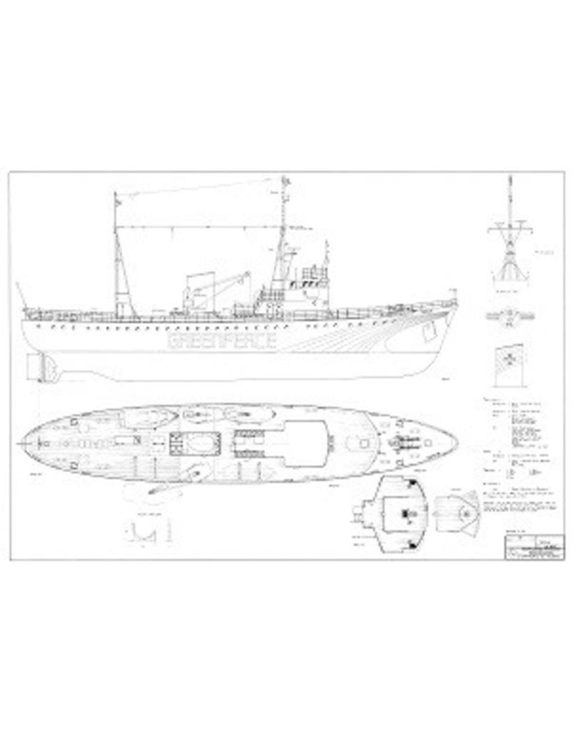 NVM 10.18.010 ms "Sirius" (1981) - Greenpeace, ehemaliger Lotsenboot "Sirius" (1950)