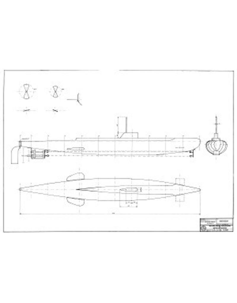 NVM 10.19.008 onderzeeboot; werkend beginnersmodel