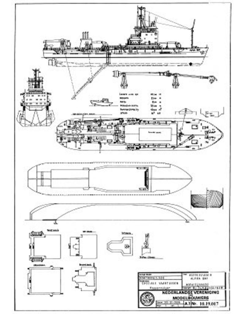 NVM 10.19.017 Hopperbagger "Alpha Bay" (1980) - Costain Blankevoort Dredging (UK)