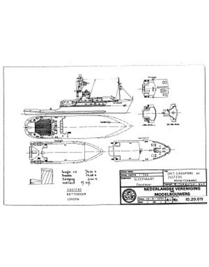 MBT 10.20.011 zeesleper ms "Smit Singapore" (1983) - Smit Internationale
