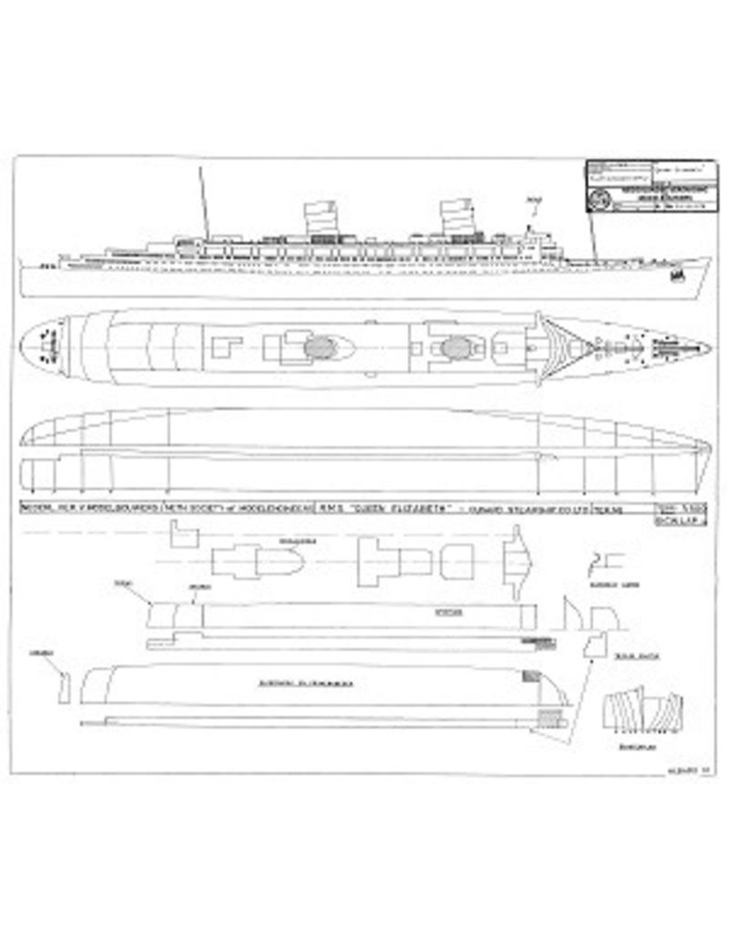 MBT 10.20.012 passagierschip ss "Queen Elisabeth" (1938) - Cunard