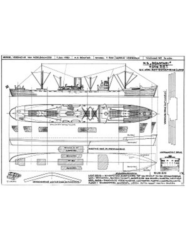 MBT 10.20.023 Frachtschiff ms "Brastagi" (1937) - Rott. Lloyd
