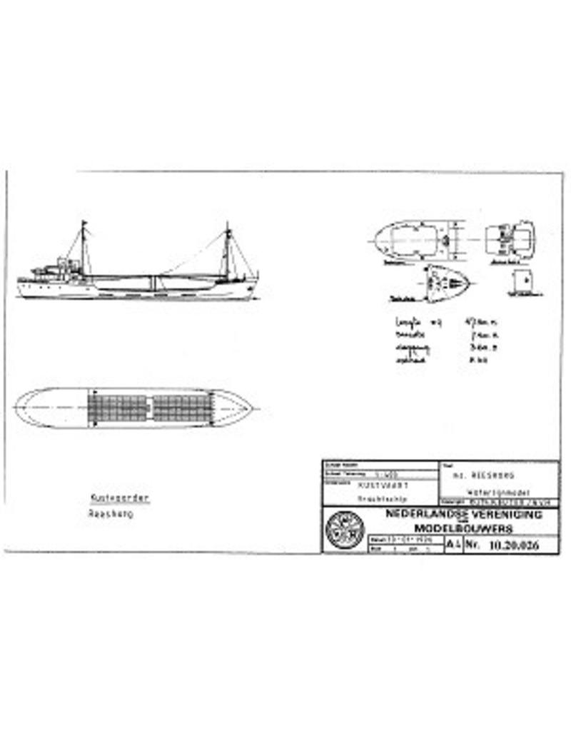 NVM 10.20.026 kustvaarder ms "Reestborg" - Wagenborg