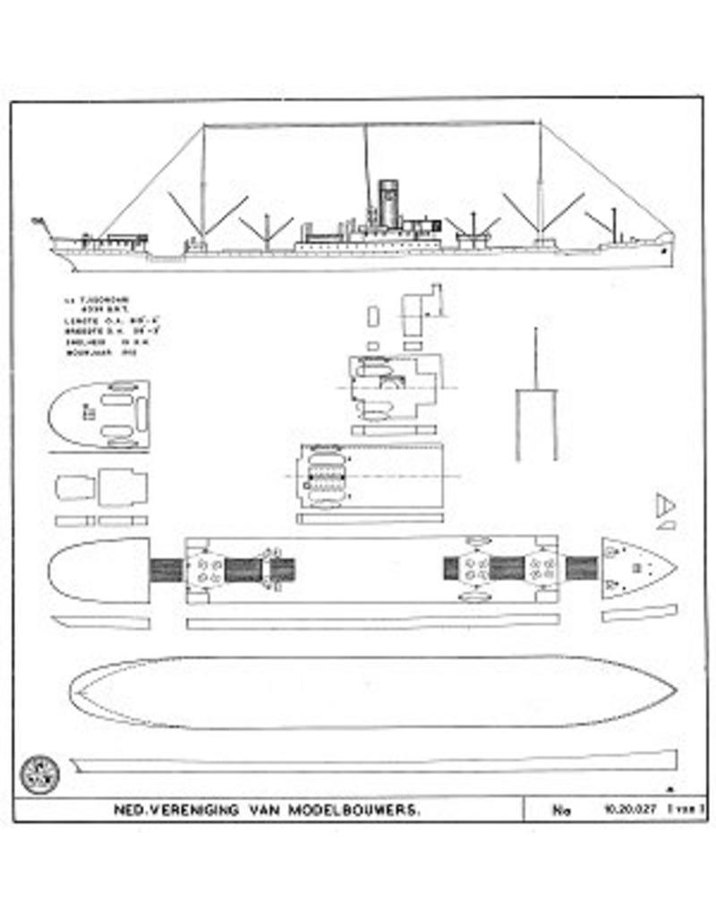 MBT 10.20.027 Frachtschiff ss "Tjisondari" (1924) - KJCPL