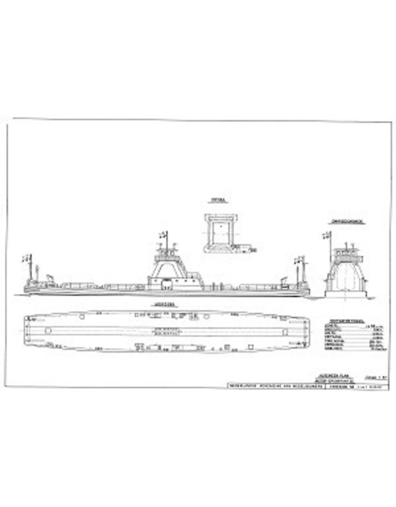 MBT 10.20.032 IJ-pont, ms "Spoorpont III" - (1963) - Rederij Koppe; "Spoorpont II" (1957)