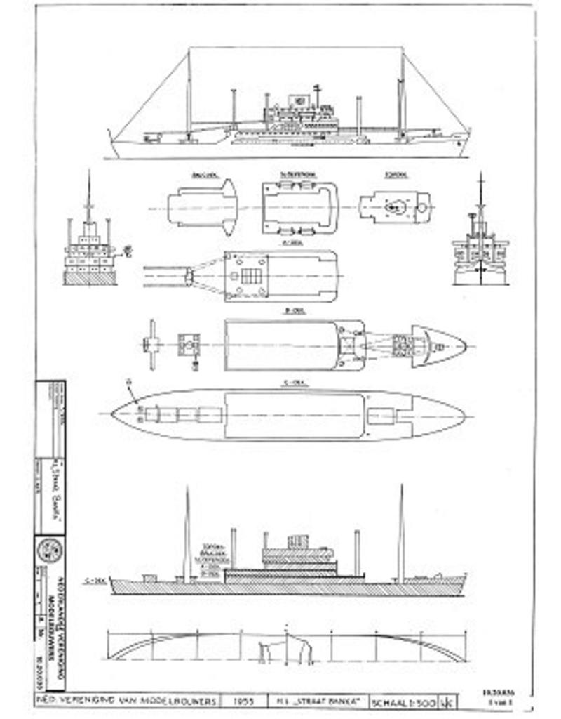 NVM 10.20.036 vracht-pass. ms "Straat Banka" (1951) - KJCPL