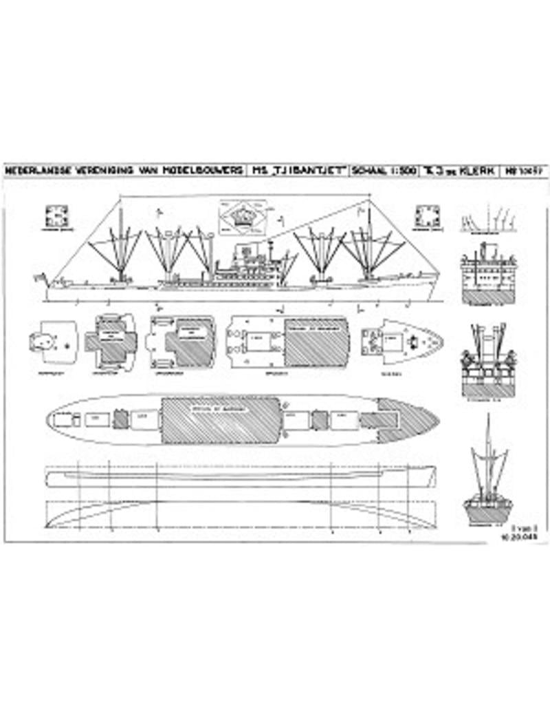 MBT 10.20.045 cargo ship ms "Tjibantjet" (1952) - KJCPL