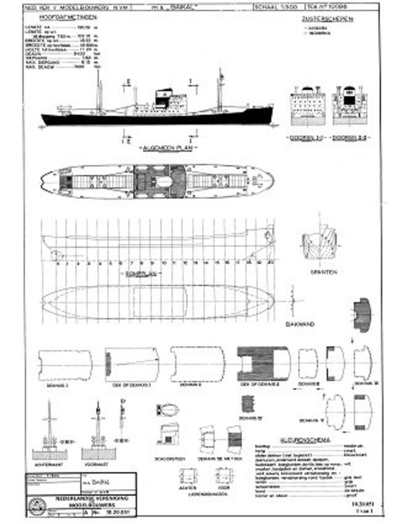 MBT 10.20.051 Frachtschiff ms " Baikal" (1957) - Sudoimport; "Angara", "Indigirka"
