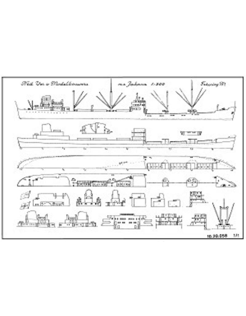 NVM 10.20.058 Frachter MV "Jakara" (1954) - Anders Jahre & Co