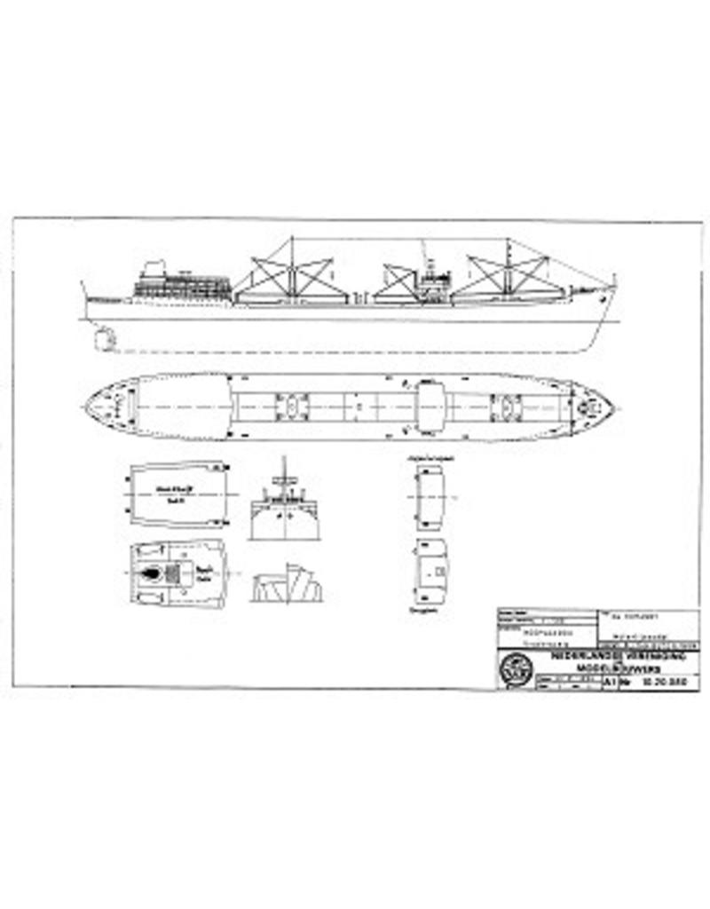 NVM 10.20.080 Frachter MV "Romanby" (1957) - Ropner Shipping Co.