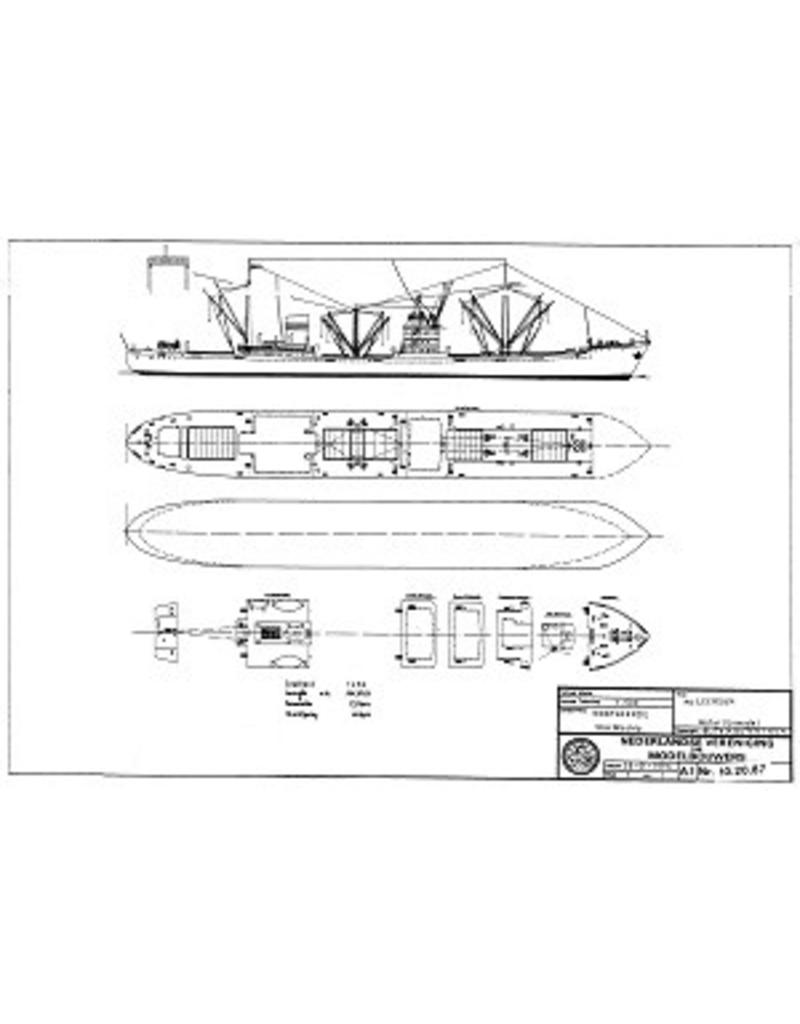 MBT 10.20.087 cargo ship MS "Leersum" - Steamship Co. Oostzee