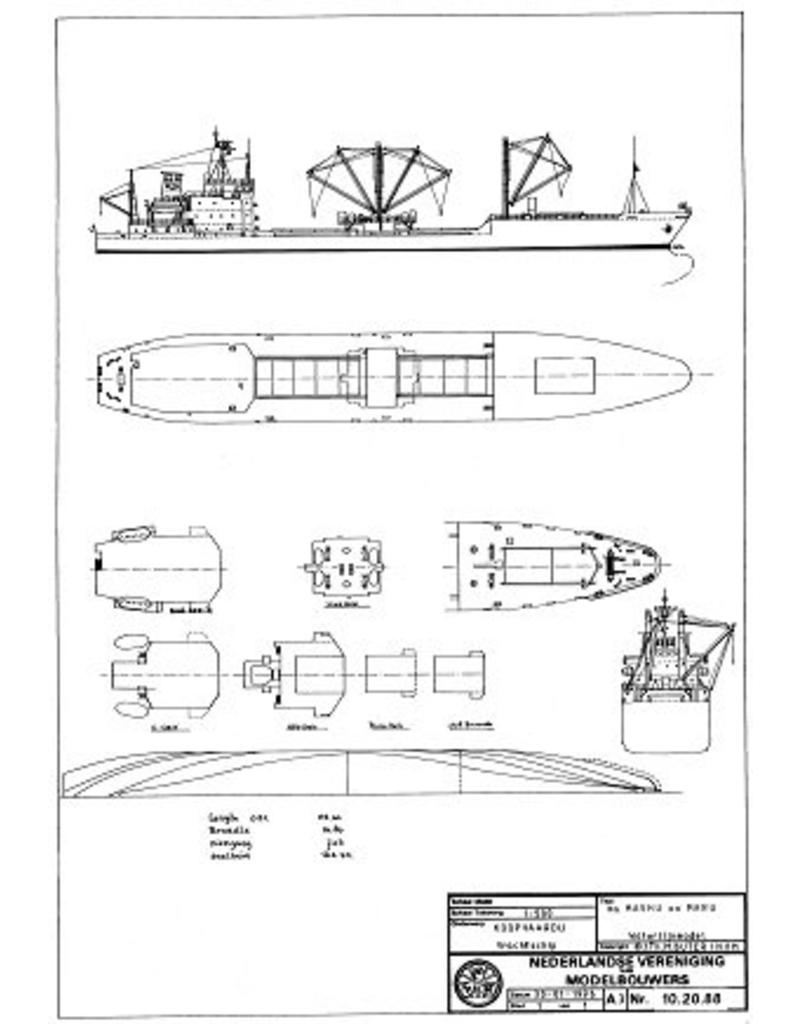 NVM 10.20.088 vrachtschip ms " Mashu Maru" (1986)