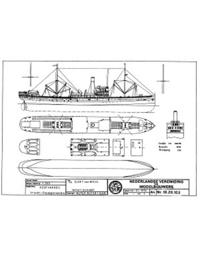 NVM 10.20.103 vrachtpass. ss "Sloet van de Beele" (1914) - KPM