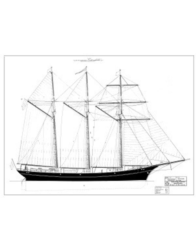 De Modelbouwer 16.06.003 topsail schooner Oosterschelde (1918)