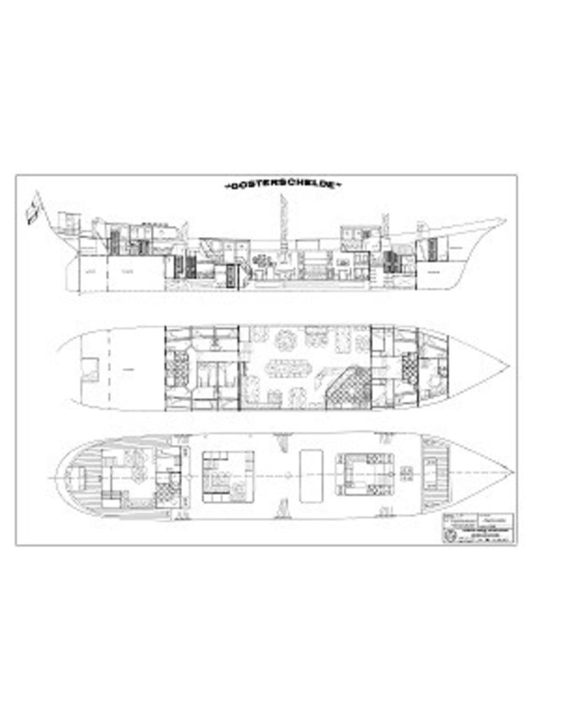 De Modelbouwer 16.06.003 topzeilschoener Oosterschelde (1918)