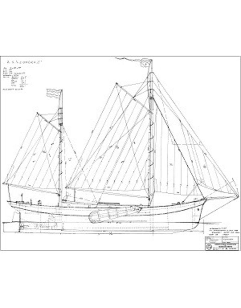 De Modelbouwer 16.06.004 Klipperjacht Leondra II