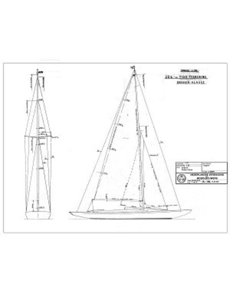 De Modelbouwer 16.06.005 Sailing Yacht Dragon Class