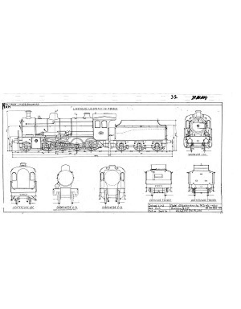 MBT 20.00.004 freight locomotive NS 4600 - ("Dempsey") for gauge 0