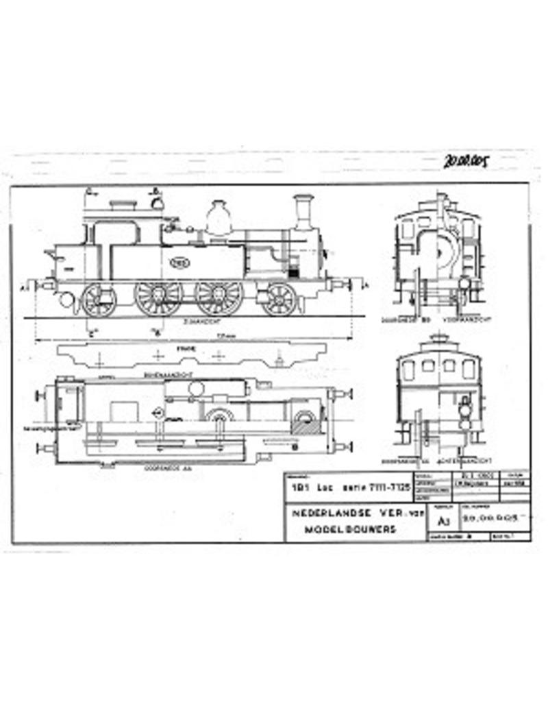 NVM 20.00.005 Tenderlokomotive NS 7100 für Spur H0