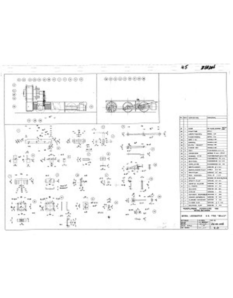 MBT 20.00.006 tank locomotive NS 7700 - ("Bello") for H0 gauge