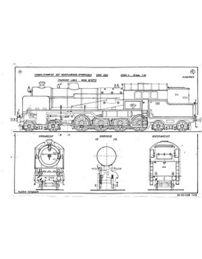 NVM 20.00.008 Tenderlokomotive NS 6300 - ("Executioner") für die Spur 0