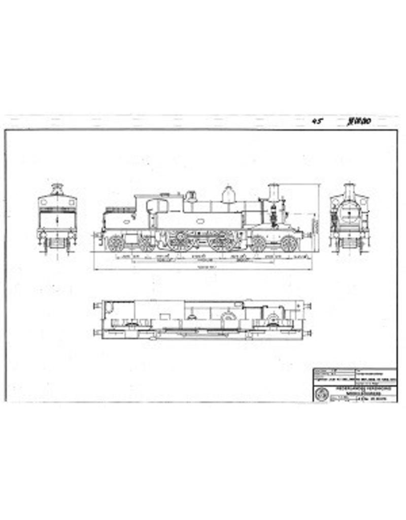 NVM 20.00.010 Tenderlokomotive NS 5800 - ex HSM für Spur H0
