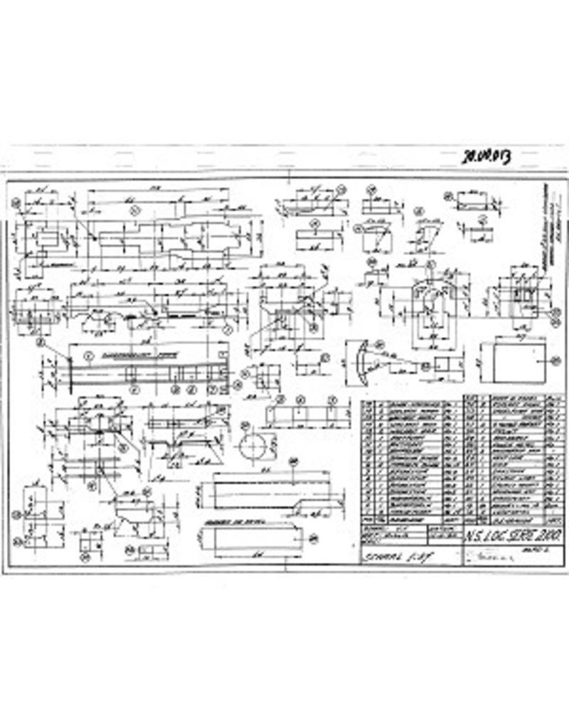 NVM 20.00.013 Schnellzuglokomotive NS 2100 - ex HSM 501 bis 535 für Spur H0